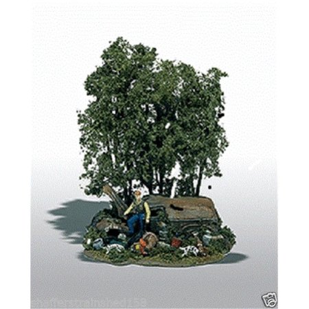 WOODLAND SCENICS The Hunter Mini-Scene Unpainted Metal Kit WOO104